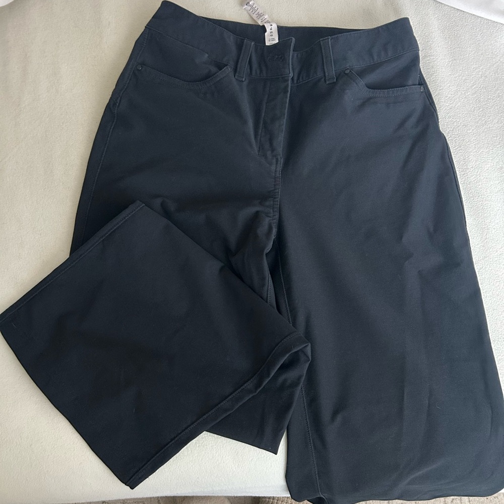 Lululemon city sleek Black Wide-Leg Pants